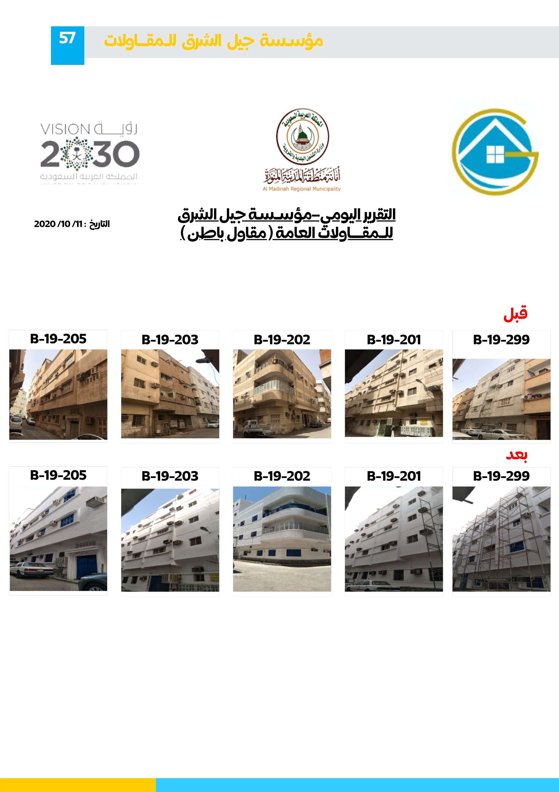 مشروع 97 - مؤسسة جيل الشرق للمقاولات العامة والصيانة